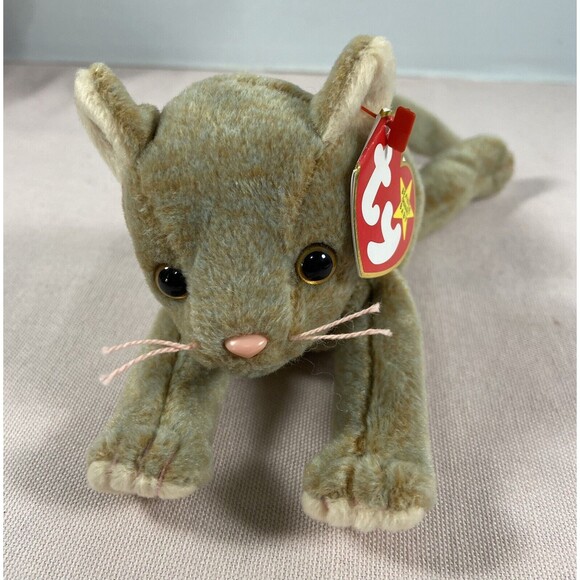 Ty beanie babies Scat the Cat 1999 with Hologram *Tag Errors - Picture 1 of 4